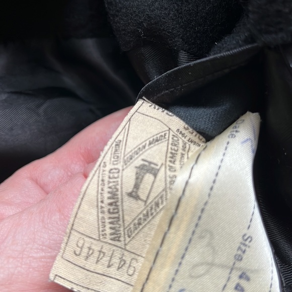 Sold sold Vintage cashmere Banks Philadelphia Botany 500 tailored by Daroff 44 - Picture 11 of 13